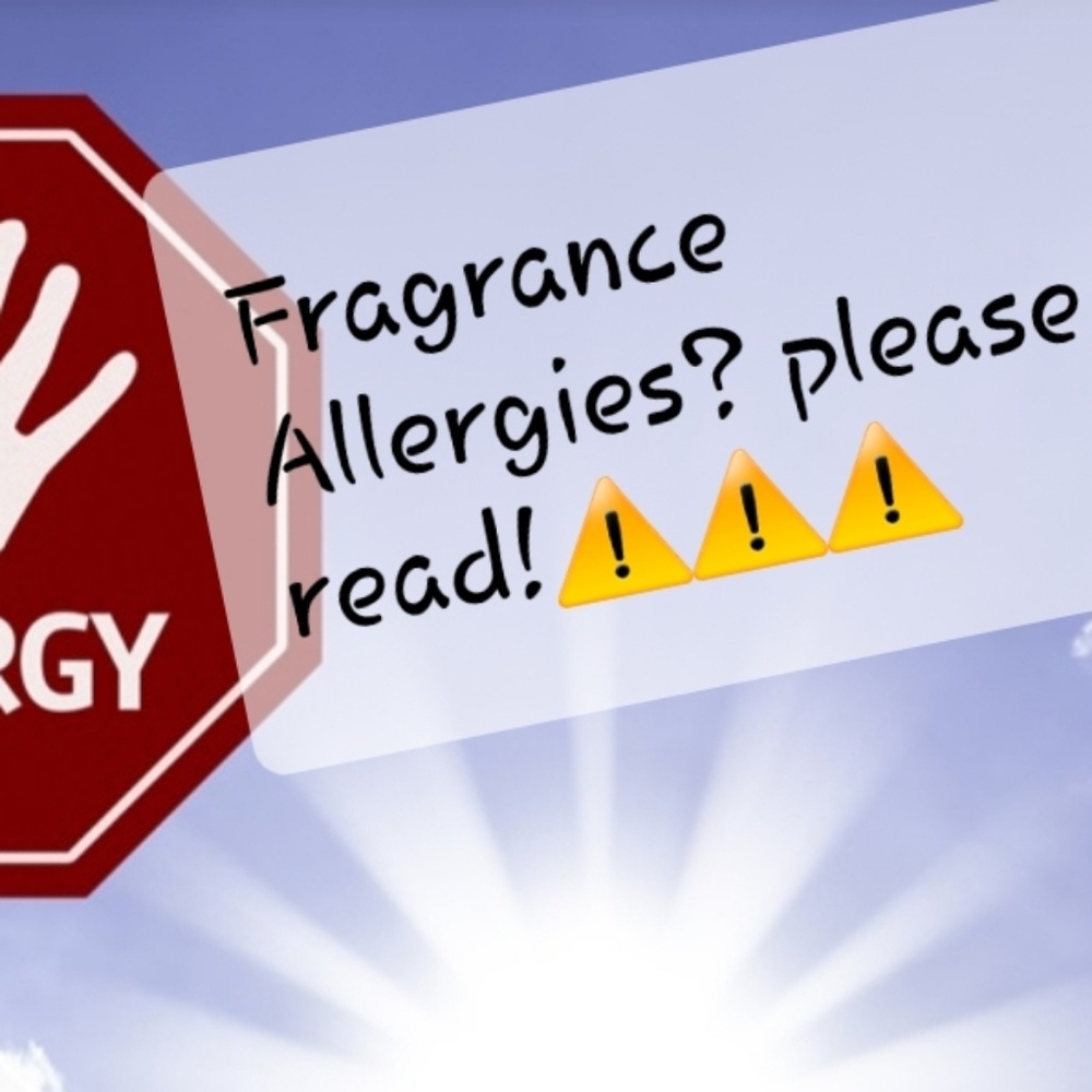 Allergy Fragrance Disclaimer